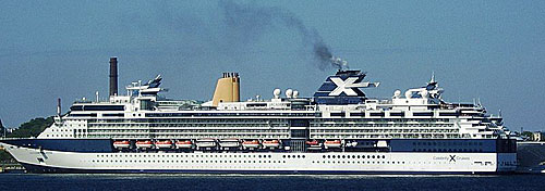 A Celebrity cruise at sea A Celebrity cruise at sea