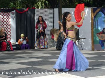 Gypsy dancer at a one of the Renaissance Festival performances.