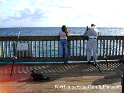 Dad and daughter goes fishing