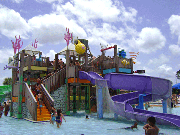 Paradise Cove local waterpark in 